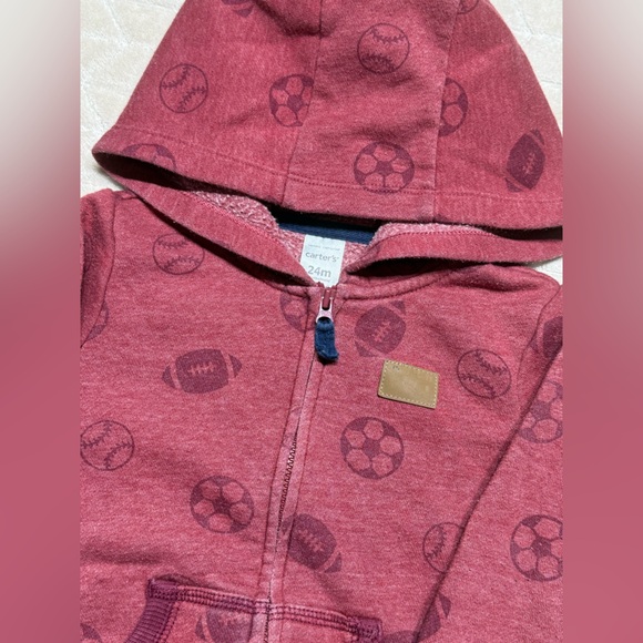 Carter's | Toddler Sports Hoodie | 24M - Picture 2 of 3